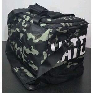 RARE‎ Private Label Duffle TRAVEL BAG Limited Edition Black Green Camo Full Size